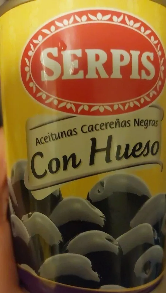 Aceitunas negras con hueso