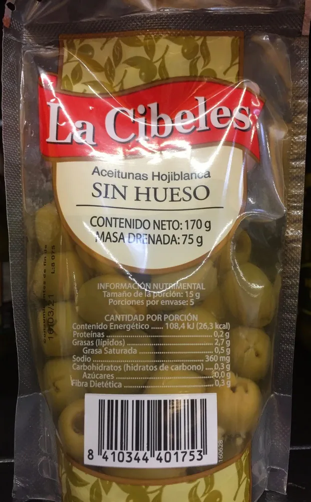 Aceituna Hojiblanca Sin Hueso