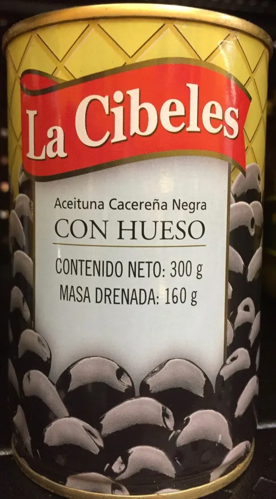 Aceituna Cacereña Negra con hueso