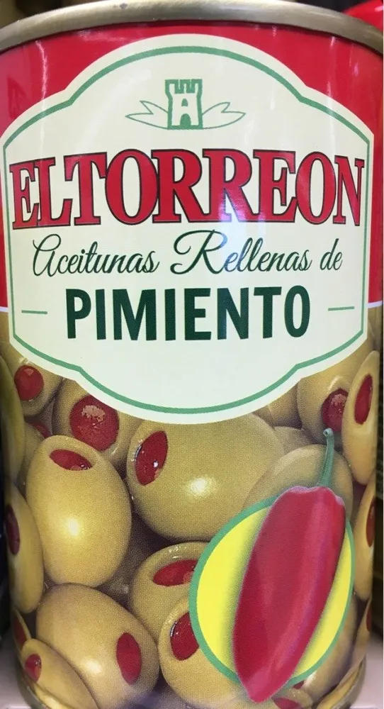 Aceitunas Rellenas de pimiento