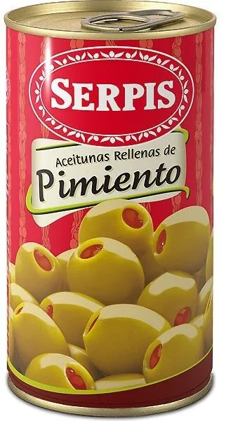 Aceitunas rellenas de pimiento