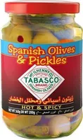 Tabasco Spanish Olives and Pickles 2yrs prod