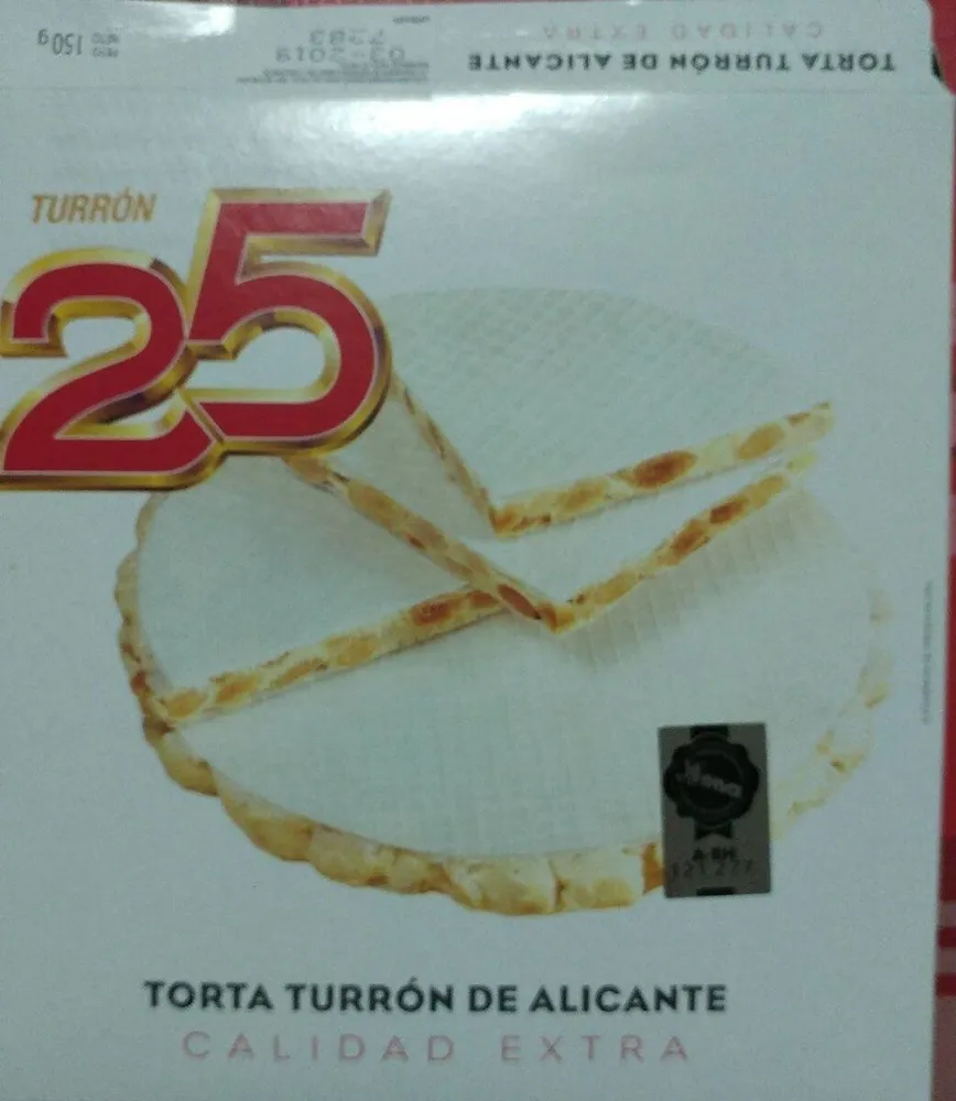 Tortà turròn de Alicante