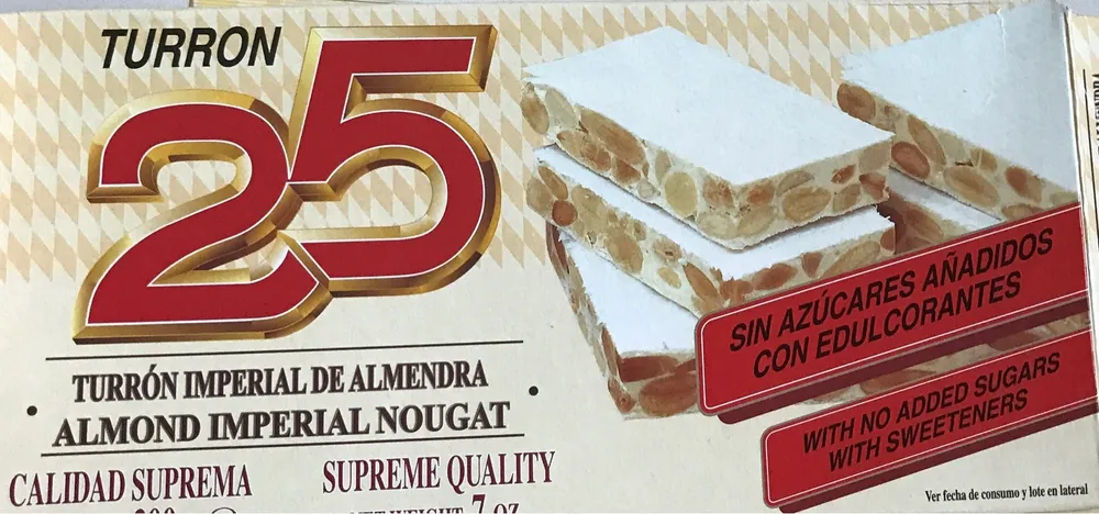 Turron imperial de almendra