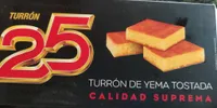 Turrón de yema tostada