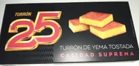 Turrón de yema tostada