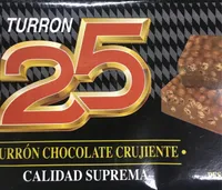 Turrón chocolate crujiente