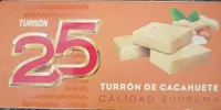Turrón de cacahuete