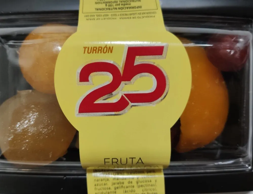 Fruta confitada surtida