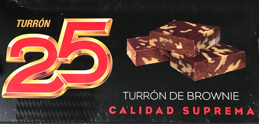 Turrón de brownie
