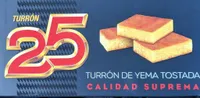 Turrón de yema tostada