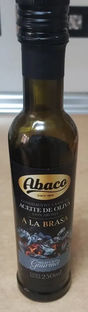 Aceite de oliva a la brasa