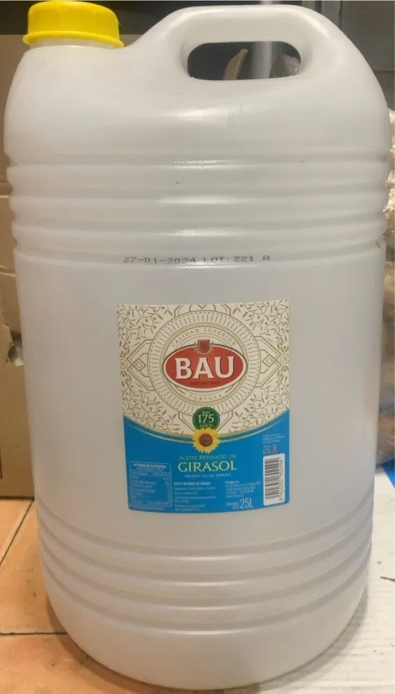Aceite refinado de girasol