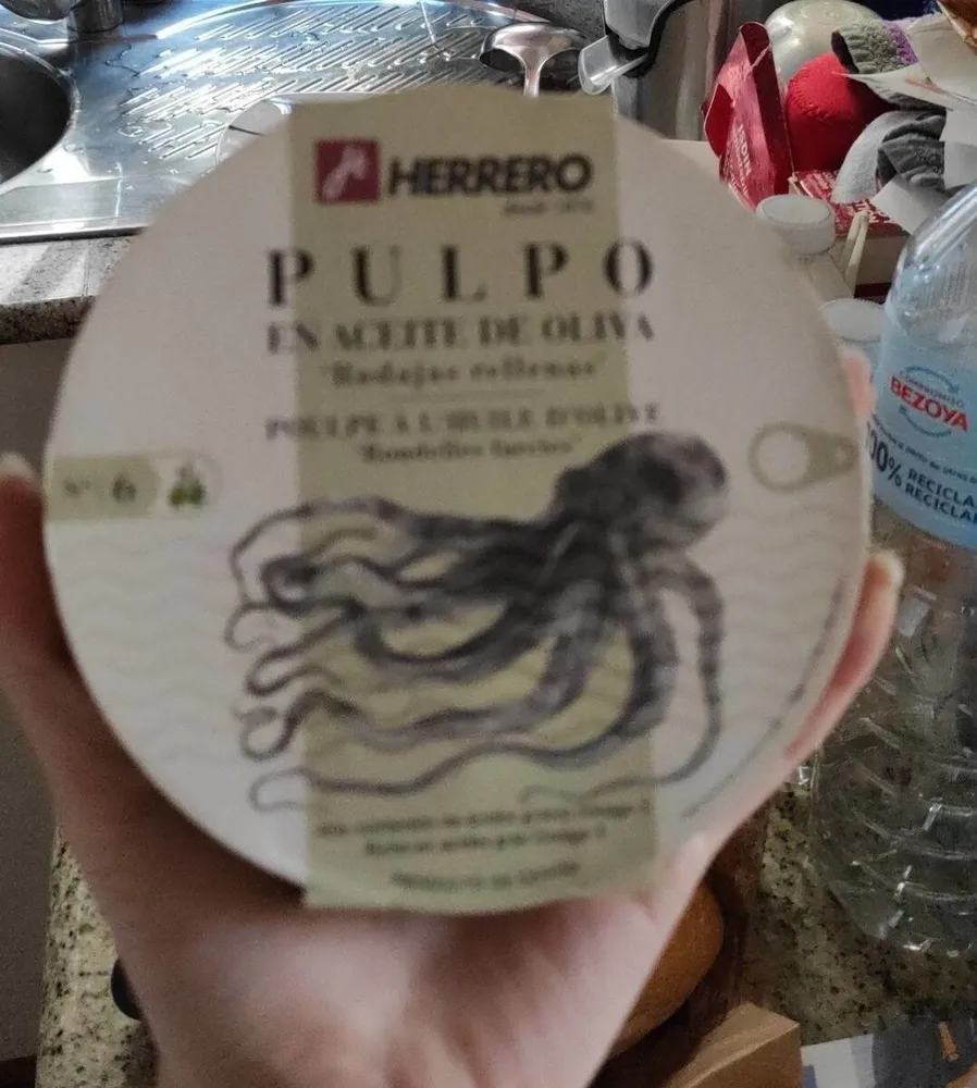 Pulpo en aceite de oliva
