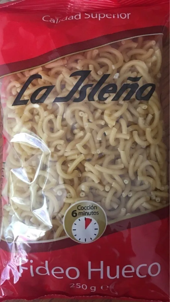 Fideo hueco