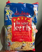 Pasta los super letris