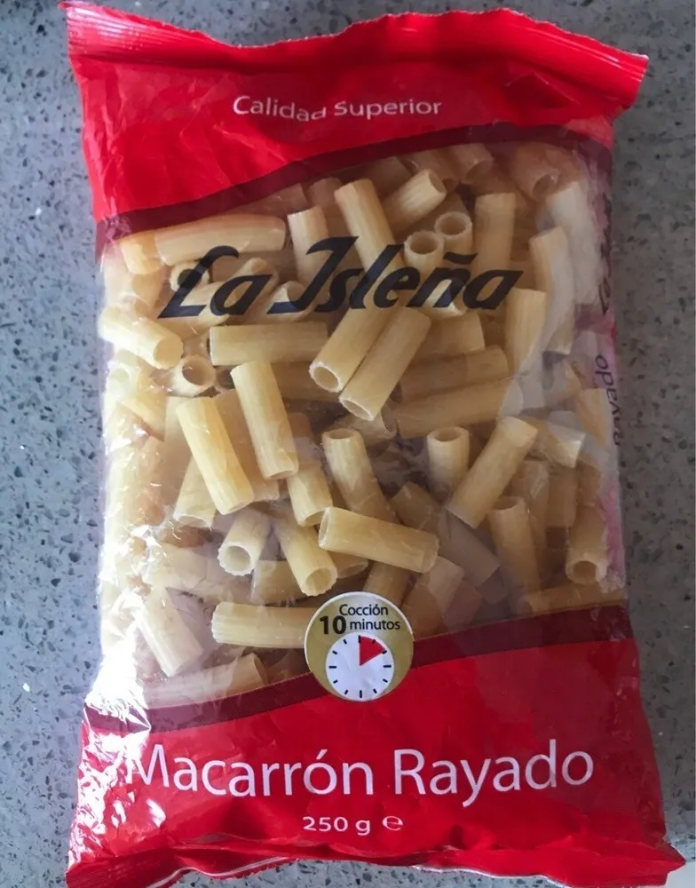 Macarrón Rayado