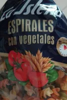 Espirales con vegetales