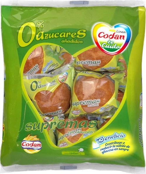 Supremas magdalenas con edulcorante