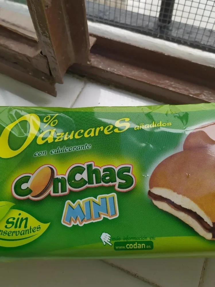 Conchas mini 0% azucares