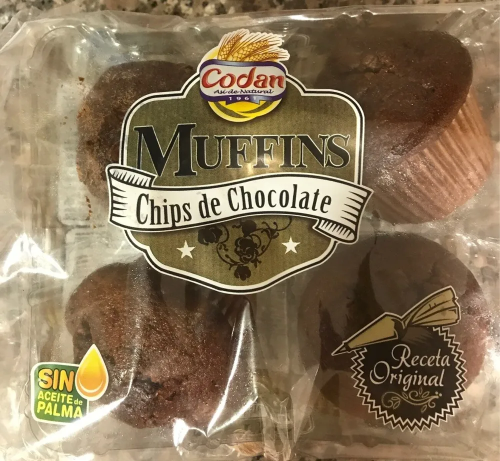 Muffins de chocolate
