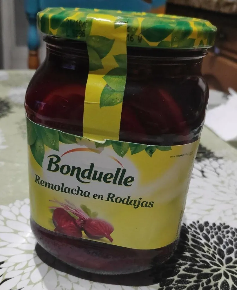 Remolacha en rodajas