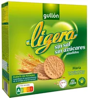 Galleta María Ligera Sin Sal y Sin Azúcares Añadidos