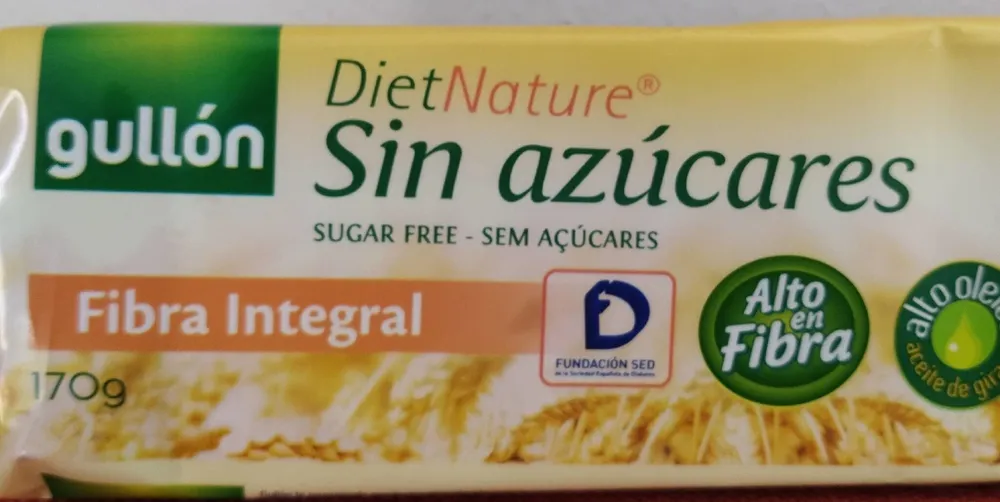 Galleta de fibra sin azúcares