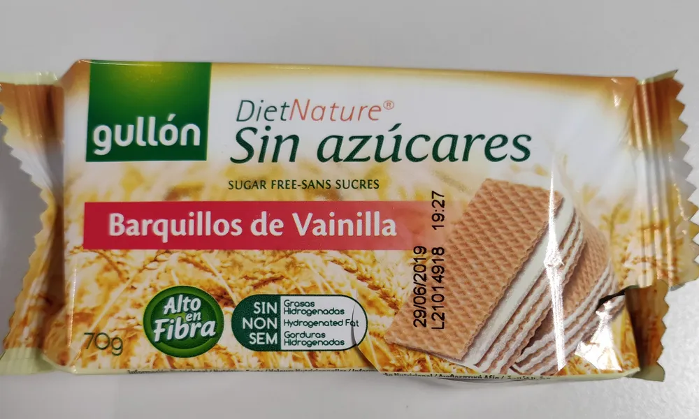 DietNature sin azúcares barquillos de vainilla