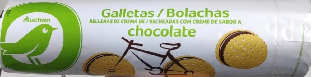 Galletas Rellenas de Crema de Chocolate