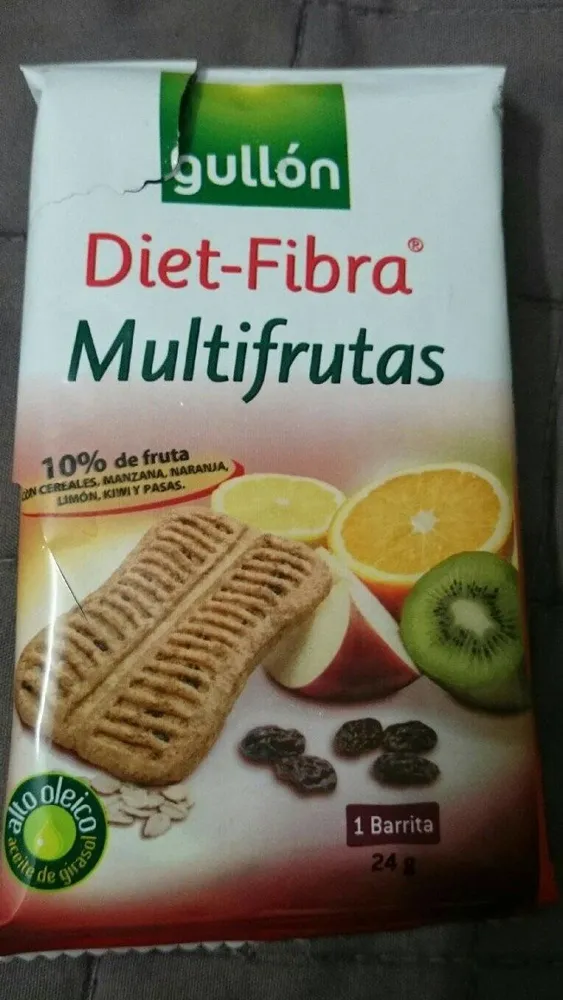 Pack 23 Barra Multifruta Gullón 24g