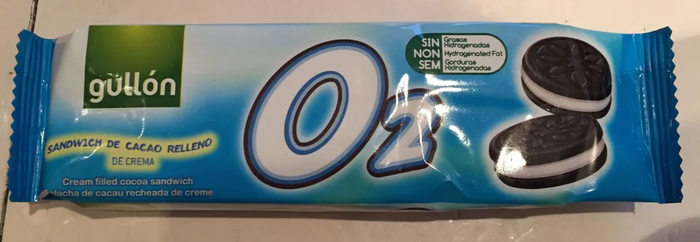 O2 - Biscuits sandwich au cacao fourrés à la crème