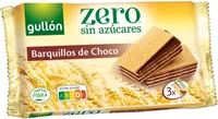 Barquillos de choco sin azúcares