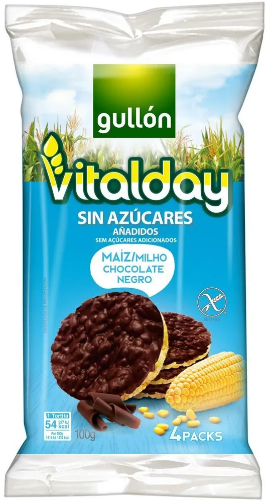 Diet Nature tortitas de maíz con chocolate negro