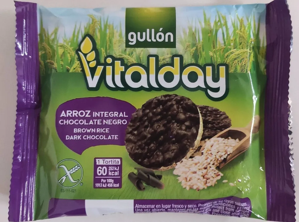 Vitalday arroz integral chocolate negro