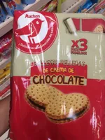 Galletas rellenas de chocolate