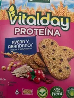Vitalday proteína avena y arándanos