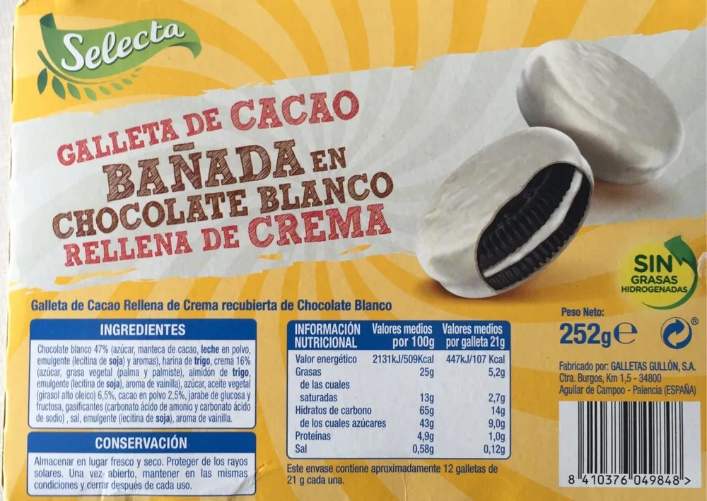 Galetta de cacao