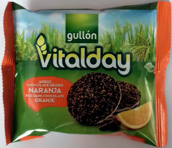 Vitalday, arroz con chocolate negro y naranja