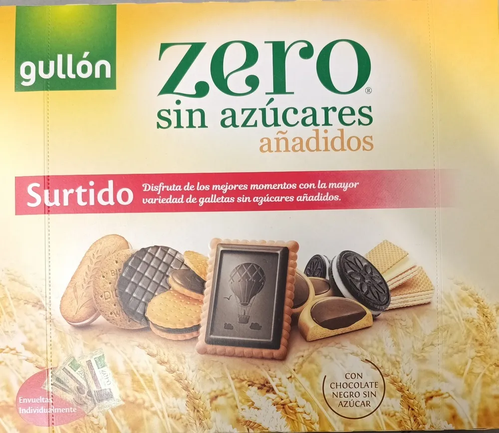Surtido de galletas zero sin azúcares añadidos