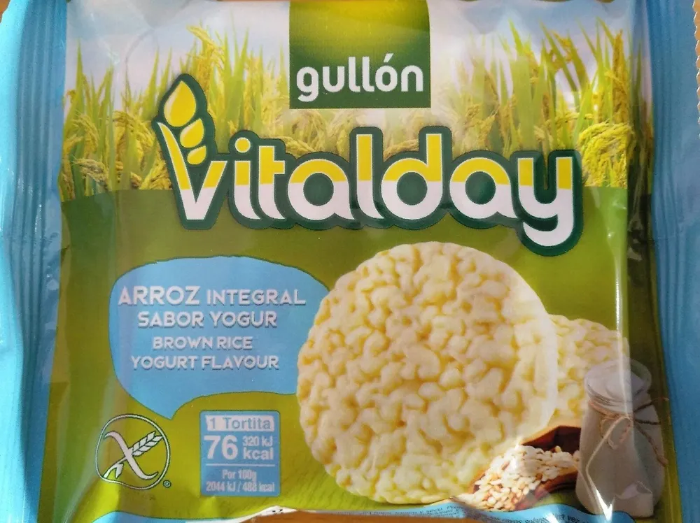Tortitas arroz integral sabor yogurt