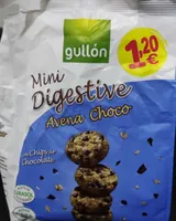 bolacha mini Digestive avena e choco com chips de chocolate