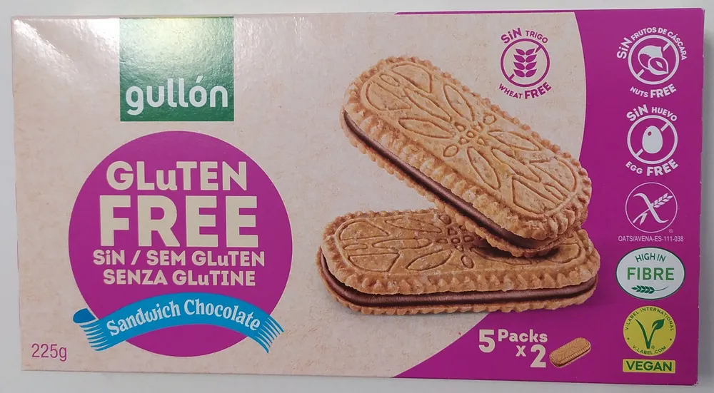 GLuTEN FREE Sandwich Chocolate