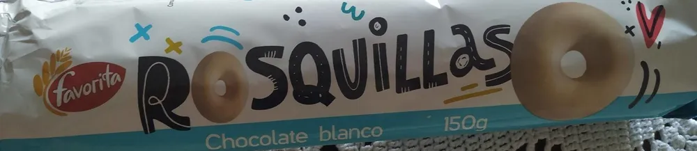 Rosquillas, chocolate blanco