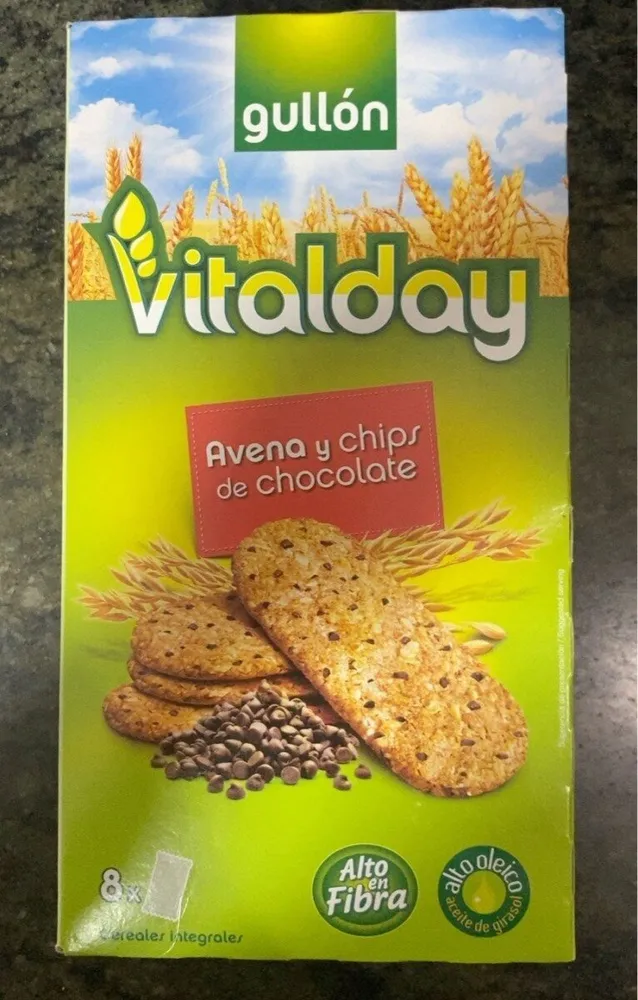 Vitalday avena y chips de chocolate