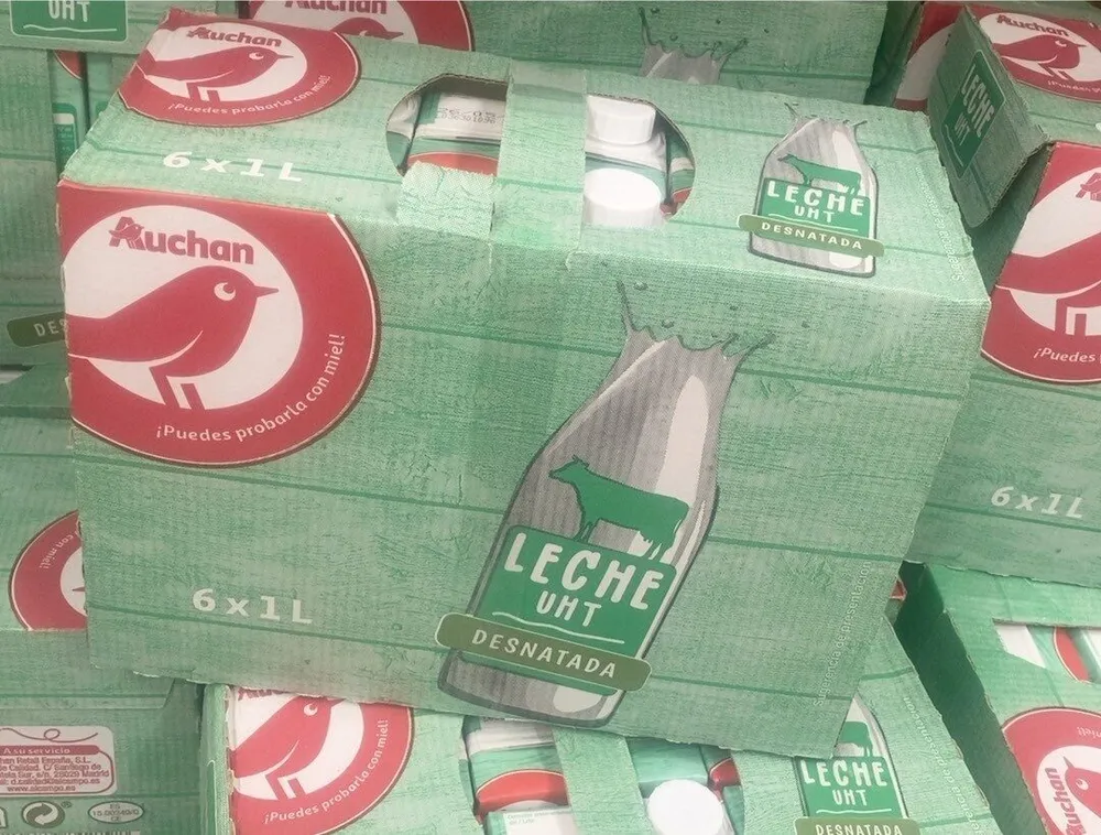 Leche uht desnatada