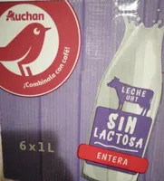 Leche entera sin lactosa