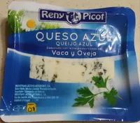 Queso azul, con leche de vaca y oveja