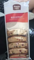 Bizcochos bizcofruit con frutas glaseadas