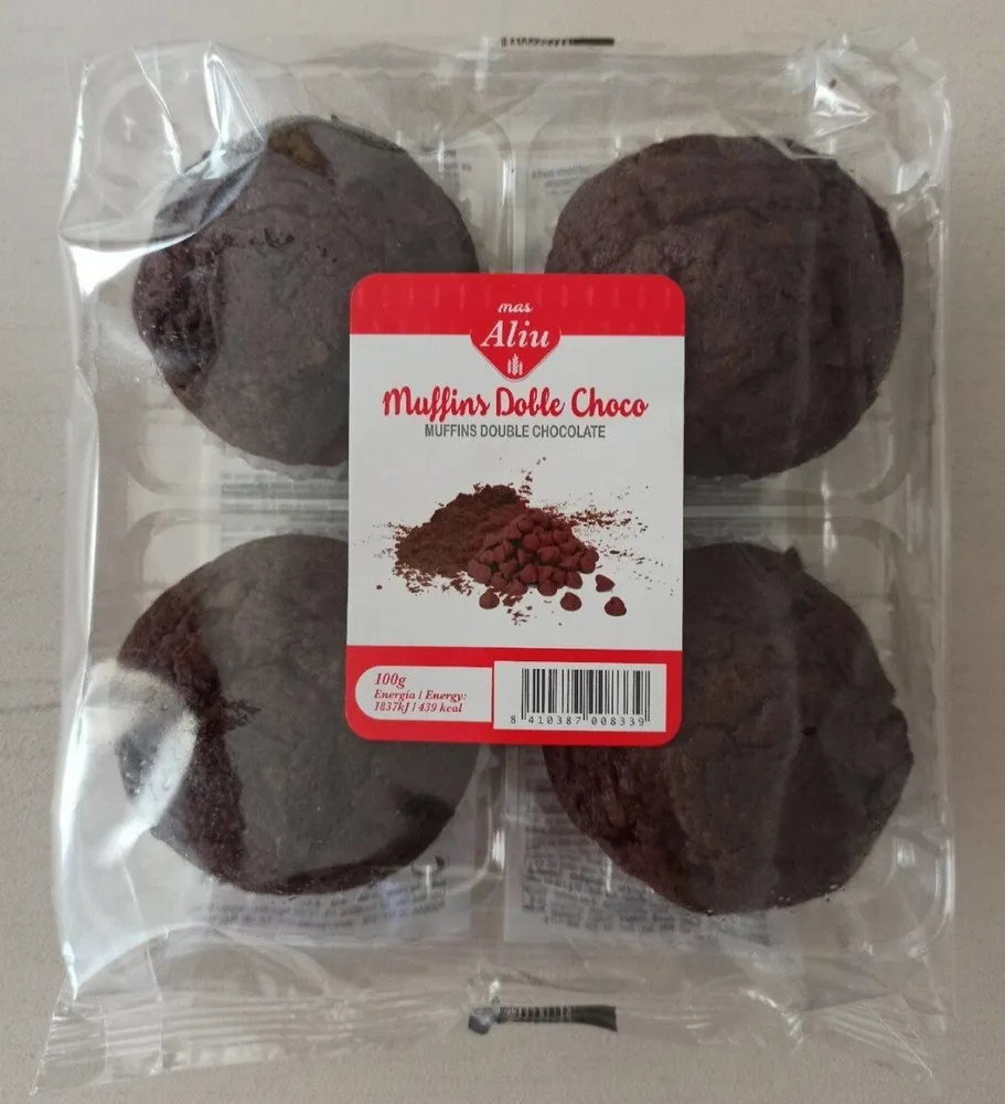 Muffins doble choco